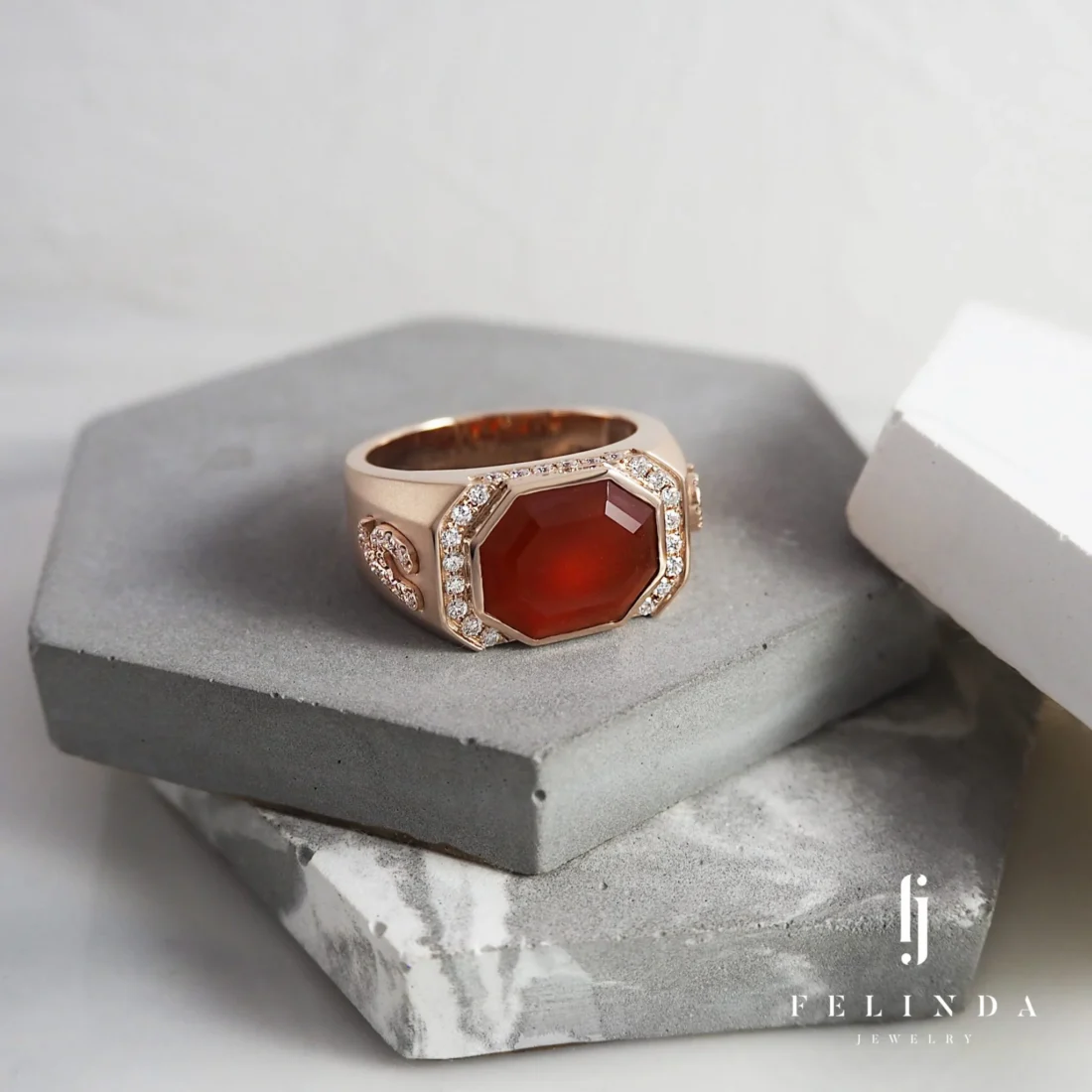 Bespoke gemstone ring